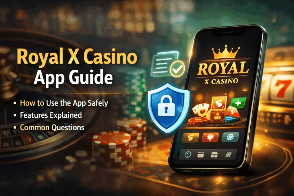 royal x casino app interface