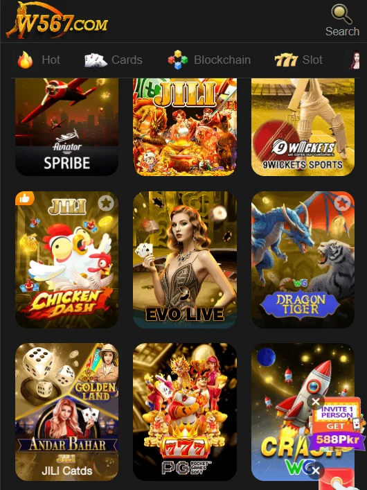 w567games categories